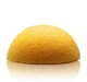 Спонж конняку для вмивання та легкого пілінгу обличчя Konjac Sponge з куркумою жовтий (24052024) - зображення 1