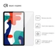 Захисне скло для планшета HUAWEI MatePad 10.4 (2021) (53011TNG)/10.4 (2022) (53013AEC), Glass.CR, загартоване скло 9H, 2.5D, повне проклеювання, з олеофобним покриттям, проста установка та сумісність з чохлами всіх типів (Case friendly) - зображення 2