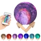 Нічник Світильник настільний 3D Moon COLOR Light Lamp Місяць Космос на пульті та сенсорне керування 15 см з акумулятором 16 кольорів Дитячий нічник - зображення 4