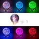 Нічник Світильник настільний 3D Moon COLOR Light Lamp Місяць Космос на пульті та сенсорне керування 15 см з акумулятором 16 кольорів Дитячий нічник - зображення 8
