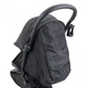 Прогулянкова коляска Yoya 175A+ Premium Edition Black Чорний рама чорна, колеса ч/б - зображення 4