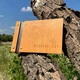 Свадебная книга пожеланий с вашей надписью кожаной вставкой на винтах FILWOOD - изображение 1