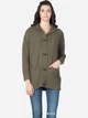 Кардиган с примесью шерсти вязаный женский Colin's CL1023722KML M-L Хаки - изображение 1