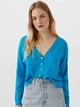 Кардиган вязаный женский Stradivarius 01612730050 M Голубой - изображение 1