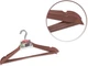 Набор вешалок для одежды Proff "Wooden Design" 3 шт Brown (PF2601849/Br) - изображение 1