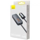 Автомобільний зарядний Baseus CCBT-A0G Share Together PPS multi-charging port Fast car charger with cord 120W 2U+2C Сірий - зображення 2
