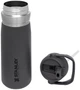 Термобутылка Stanley Go flip straw Charcoal 0.65 л (6939236382748) - изображение 7