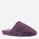 Женские домашние тапочки утепленные меховые с закрытым носком FX shoes с анатомической подошвой 7001 37 24 см Бордовые (2820000016454) - изображение 4