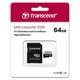 Карта памяти Transcend 64GB microSDXC class 10 UHS-I U1 High Endurance (TS64GUSD350V) - изображение 3