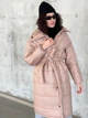 Пуховик зимний длинный женский LiLove 067-6 46-48 (L-XL) Бежевый (ROZ6400204709) - изображение 4
