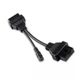 Переходник Autocom OBD2 Mitsubishi 12 pin для подключения диагностики к авто Mitsubishi (12pin - 16pin) - изображение 3