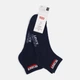 Набор мужских носков коротких хлопковых Levi`s Mid Cut Sportswear Logo Socks 2 Pack 902011001-198 39-42 2 пары Синий (8718824835020) - изображение 1