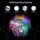 Гирлянда Smart RGB FG 723-1 Разноцветный c управлением через приложение телефона 10 метров/100 лампочек - изображение 5