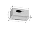 Витяжка VENTOLUX BOX 60 BK (650) PB - изображение 4