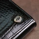 Женский кошелек кожаный ST Leather Accessories leather-18299 Черный - изображение 8