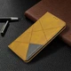 Чехол-книжка с кармашками UniCase Geometric Pattern для Samsung Galaxy A71 (A715) - Brown - изображение 5