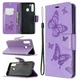 Чехол-книжка с рисунком UniCase Butterfly Pattern для Samsung Galaxy A21 (A215) - Purple - изображение 1