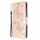Чохол-книжка з малюнком UniCase Butterfly Pattern для Samsung Galaxy A21 (A215) - Rose Gold - зображення 2