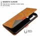 Чехол-книжка с кармашками UniCase Geometric Pattern для Xiaomi Redmi Note 8T - Brown - изображение 6
