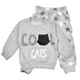 Комплект (кофта + штани) Baby HI 377 74 см Сірий - зображення 1