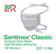 Хирургическая маска Sentinex® Classic, зеленая; 50шт./уп. - изображение 3