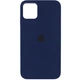 Чехол Silicone Case Full Protective (AA) для Apple iPhone 13 Pro (6.1") Синий / Deep navy Без бренда - изображение 2