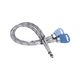 Шланг для підключення змішувача SANDIPLUS SD396W зв-вн M10x1/2" 50 см нержавіюче обплетення SD396W50L (пара) - зображення 1