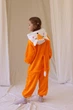 Піжама Кигуруми Kigurumi Лисичка Для Дітей І Підлітків Помаранчевий 110-120 див. (2023) - зображення 3