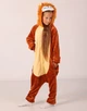 Пижама Кигуруми Kigurumi Лев Для Детей И Подростков Коричневый 155-165 см. (2025) - изображение 1