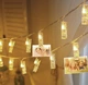 Светодиодная гирлянда прищепки SK Photo Clip String Lights 2.5 м на батарейках Теплый белый свет (gr_018358) - изображение 6