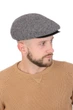 Кепка мужская из трикотажа с кожаным козырьком 61 Shlyapka (SC35232) - изображение 1