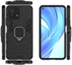 Протиударний чохол Transformers для Xiaomi Mi 11 Lite (підставка кільце) Black (24144-2B) - зображення 2