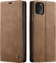 Чохол книжка з магнітом CaseMe на iPhone 11 Brown (11605) - зображення 1