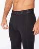 Мужские термо-компрессионные тайтсы 2XU, Ignition Compression Tights, S, черный/черный логотип - изображение 7