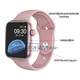 Умные смарт часы Smart Watch Series 6 HW22, голосовой вызов, пульсометр, шагомер, тонометр, оксиметр, прогноз погоды, режим спорт, для женщин, розовые (000438656) - изображение 1