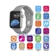 Умные смарт часы Smart Watch Series 6 HW22, голосовой вызов, пульсометр, шагомер, тонометр, оксиметр, прогноз погоды, режим спорт, для мужчин и женщин, серебряные (000438655) - изображение 2