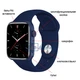 Умные смарт часы Smart Watch Series 7 Z36, голосовой вызов, температура тела, пульсометр, тонометр, оксиметр, режим спорт, для мужчин и женщин, синие (000438671) - изображение 1
