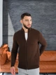 Кофта мужская SVTR 395 52 Коричневая (0395005214) - изображение 8