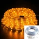 Світлодіодна LED стрічка Дюралайт 100м 220V у силіконовому шланзі (Золотистий) - зображення 1