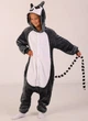 Пижама Кигуруми Kigurumi Лемур Для Детей И Подростков Серый 155-165 см. (2037) - изображение 1