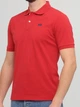 Футболка-поло для чоловіків однотонна La Martina 100635-1 3XL (899773XL) Червоний - зображення 3