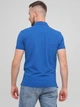 Футболка-поло для чоловіків однотонна La Martina 100631-2 XL (89975XL) Синій - зображення 2