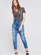 Джинсы с потертостями Vero Moda 317349505 M (90517M) Синий - изображение 1