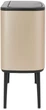 Бак для сміття Brabantia з 2 відрами Touch Bin Bo 11 + 23 л Шампань (304620) - зображення 3