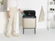 Бак для сміття Brabantia з 2 відрами Touch Bin Bo 11 + 23 л Шампань (304620) - зображення 4