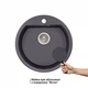 Кухонна мийка Qtap CS D510 Beton (QTD510BET502) - зображення 3