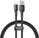 Кабель Baseus halo data cable USB For Micro 3A 0.5m Black - изображение 1