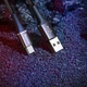 Кабель Baseus halo data cable USB For Micro 3A 0.5m Black - изображение 5