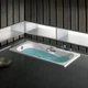 Ванна стальная металлическая прямоугольная ROCA PRINCESS 170см x 75см оборачиваемая c ручками с ножками A220270001+A291021000 - изображение 2