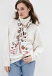Шарф Moschino женский белый (3313-3) - изображение 3